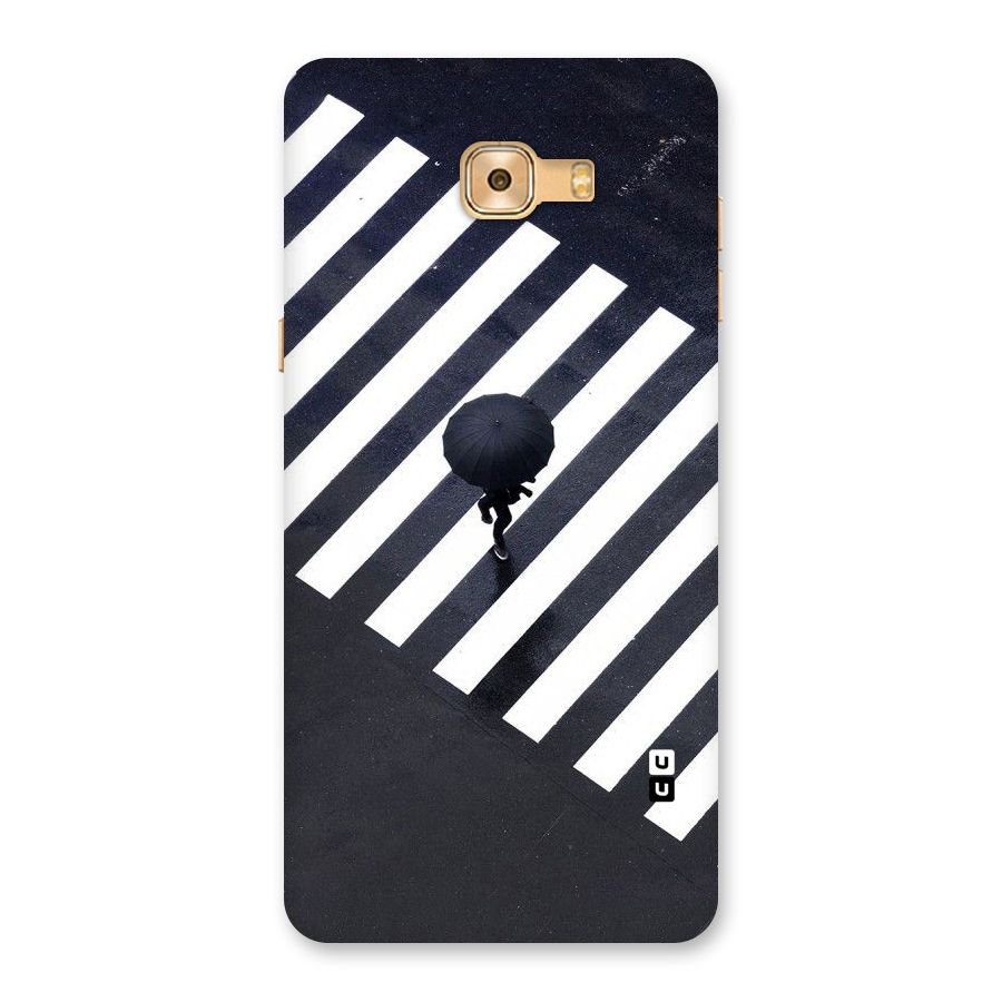 Zebra Walking Back Case for Galaxy C9 Pro