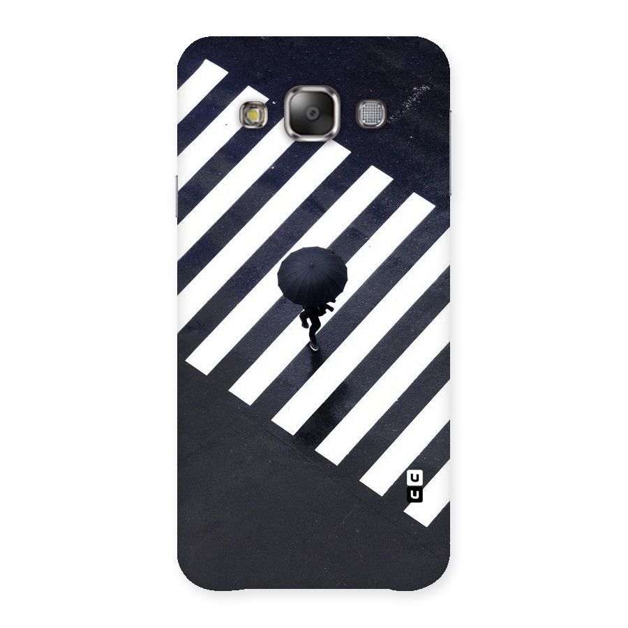 Zebra Walking Back Case for Galaxy E7