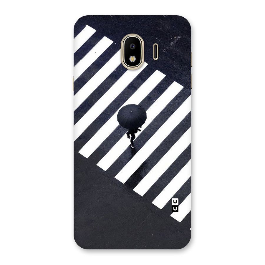 Zebra Walking Back Case for Galaxy J4