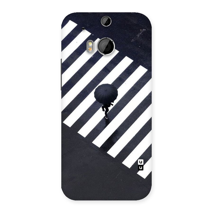 Zebra Walking Back Case for HTC One M8