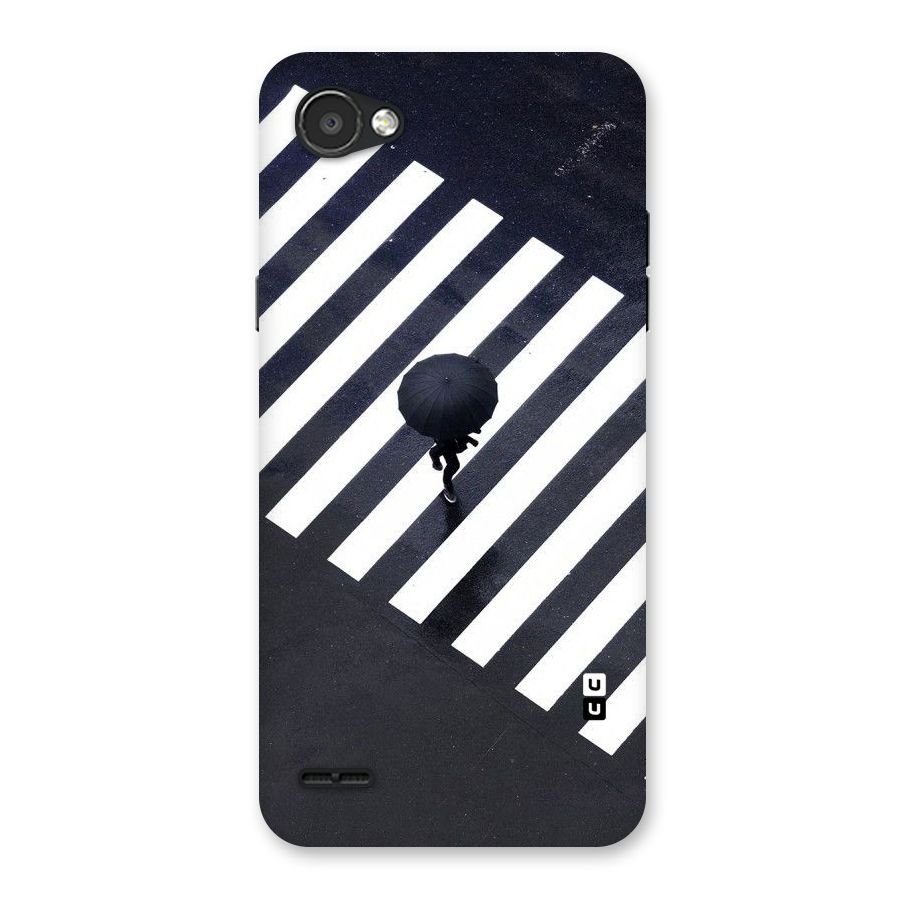 Zebra Walking Back Case for LG Q6