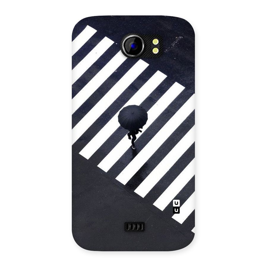 Zebra Walking Back Case for Micromax Canvas 2 A110