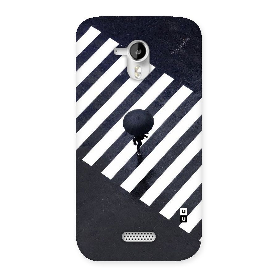 Zebra Walking Back Case for Micromax Canvas HD A116