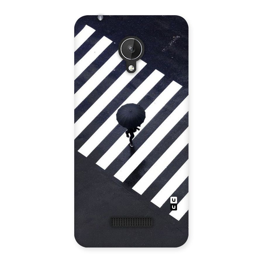 Zebra Walking Back Case for Micromax Canvas Spark Q380