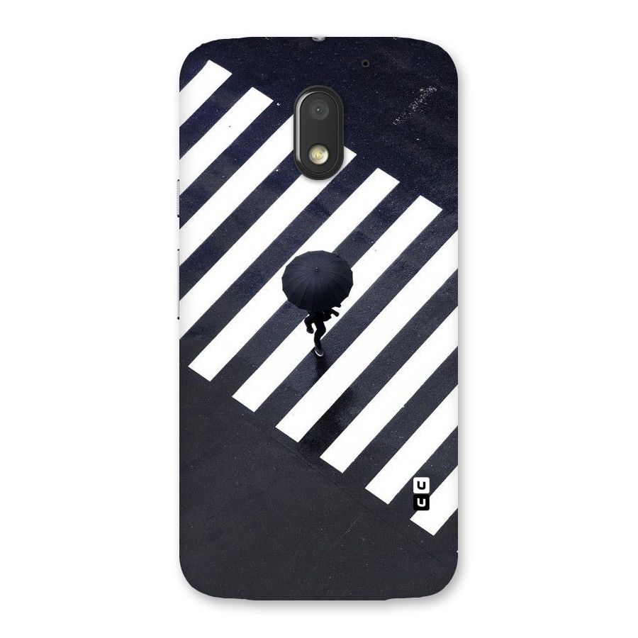 Zebra Walking Back Case for Moto E3 Power