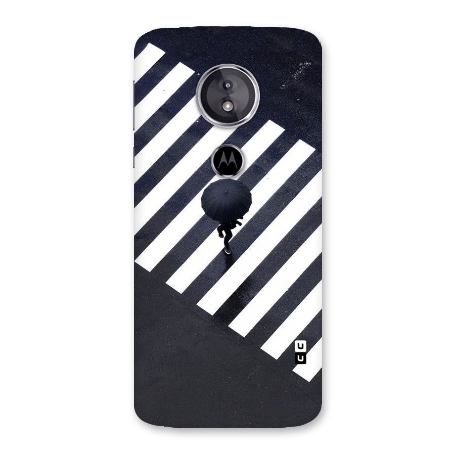 Zebra Walking Back Case for Moto E5