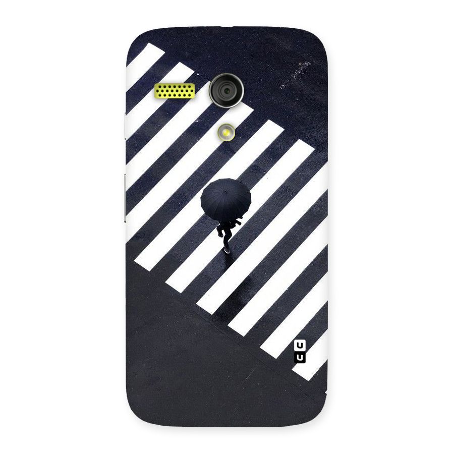 Zebra Walking Back Case for Moto G