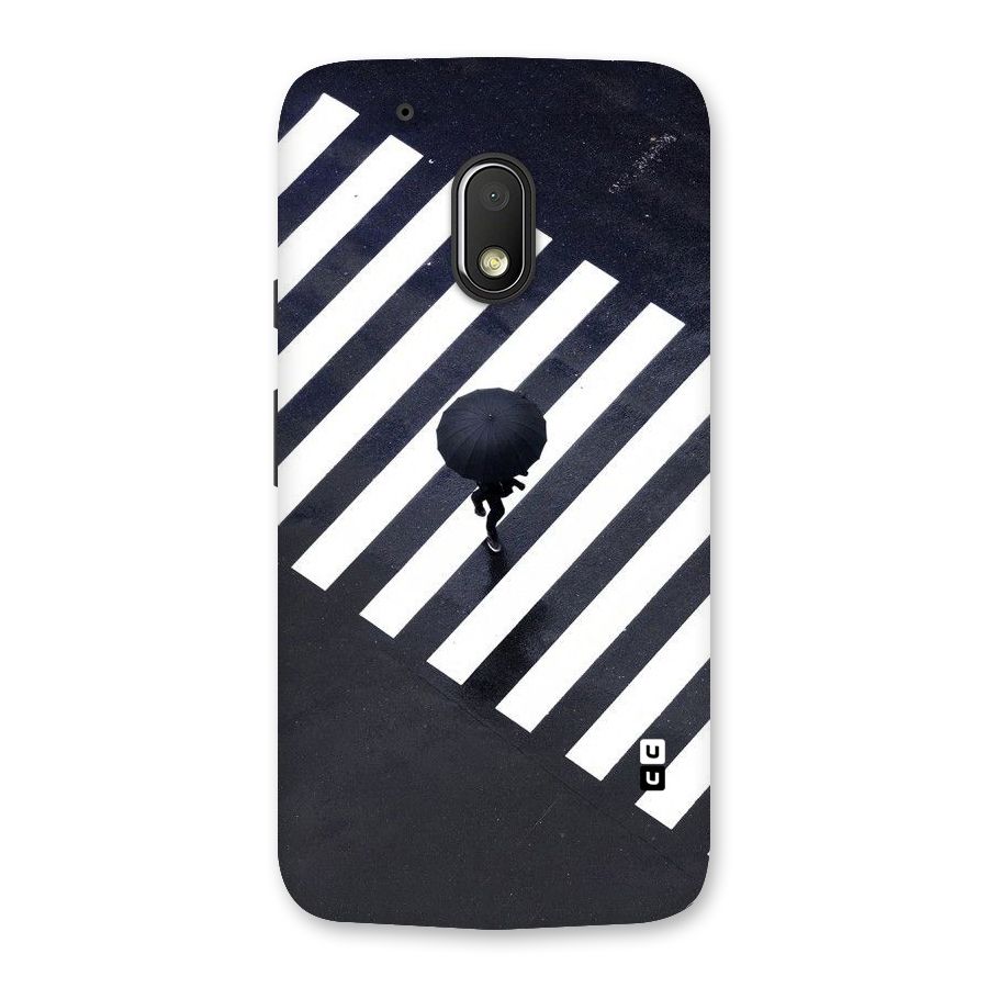 Zebra Walking Back Case for Moto G4 Play