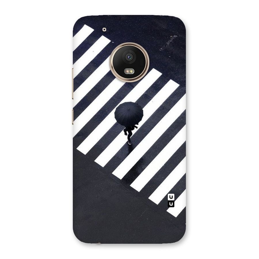 Zebra Walking Back Case for Moto G5 Plus