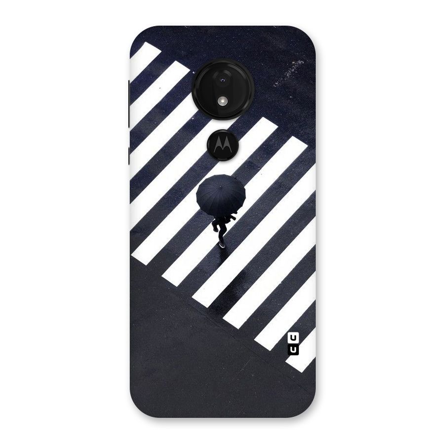 Zebra Walking Back Case for Moto G7 Power