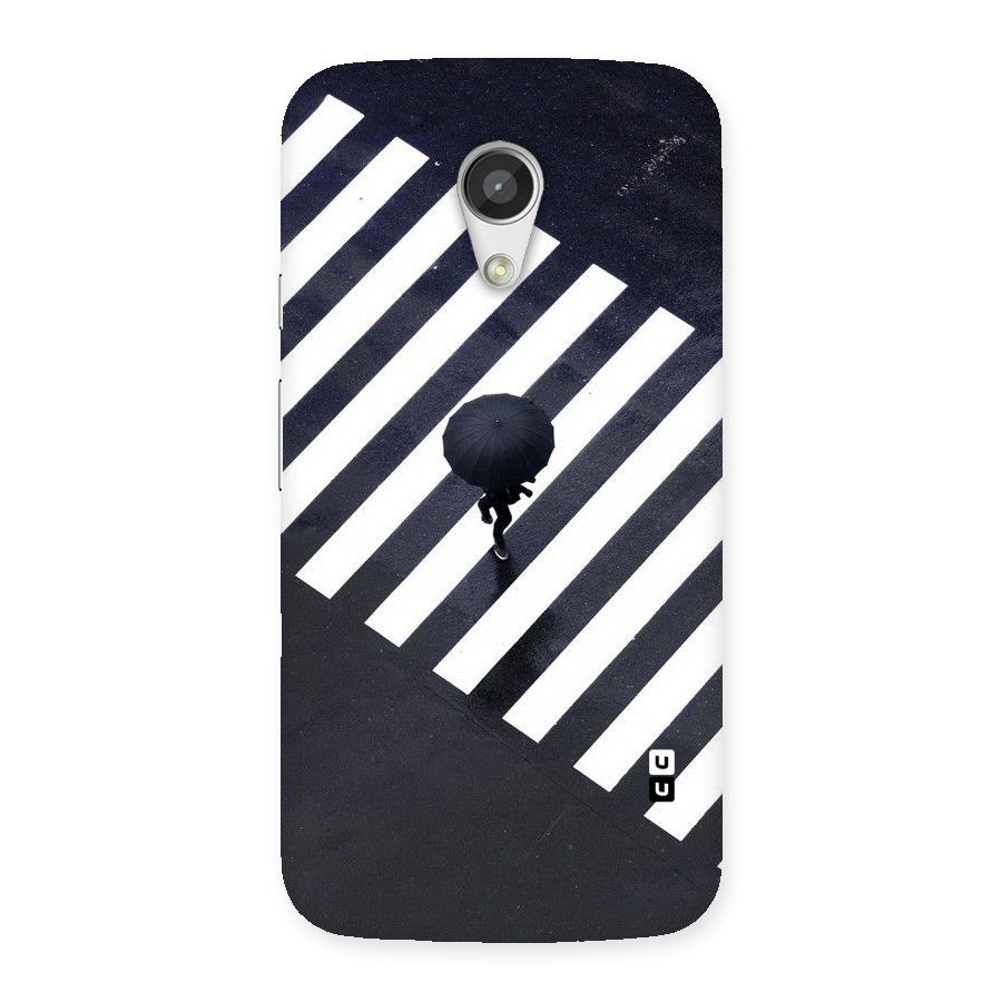 Zebra Walking Back Case for Moto G 2nd Gen