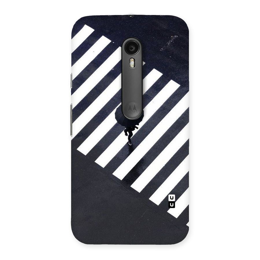 Zebra Walking Back Case for Moto G Turbo