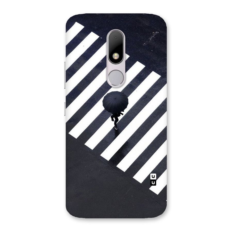 Zebra Walking Back Case for Moto M