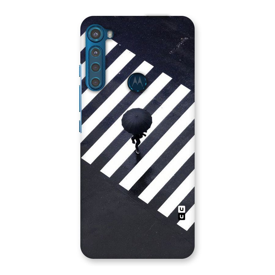 Zebra Walking Back Case for Motorola One Fusion Plus