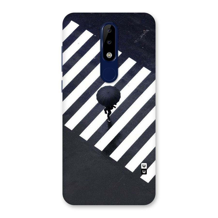 Zebra Walking Back Case for Nokia 5.1 Plus