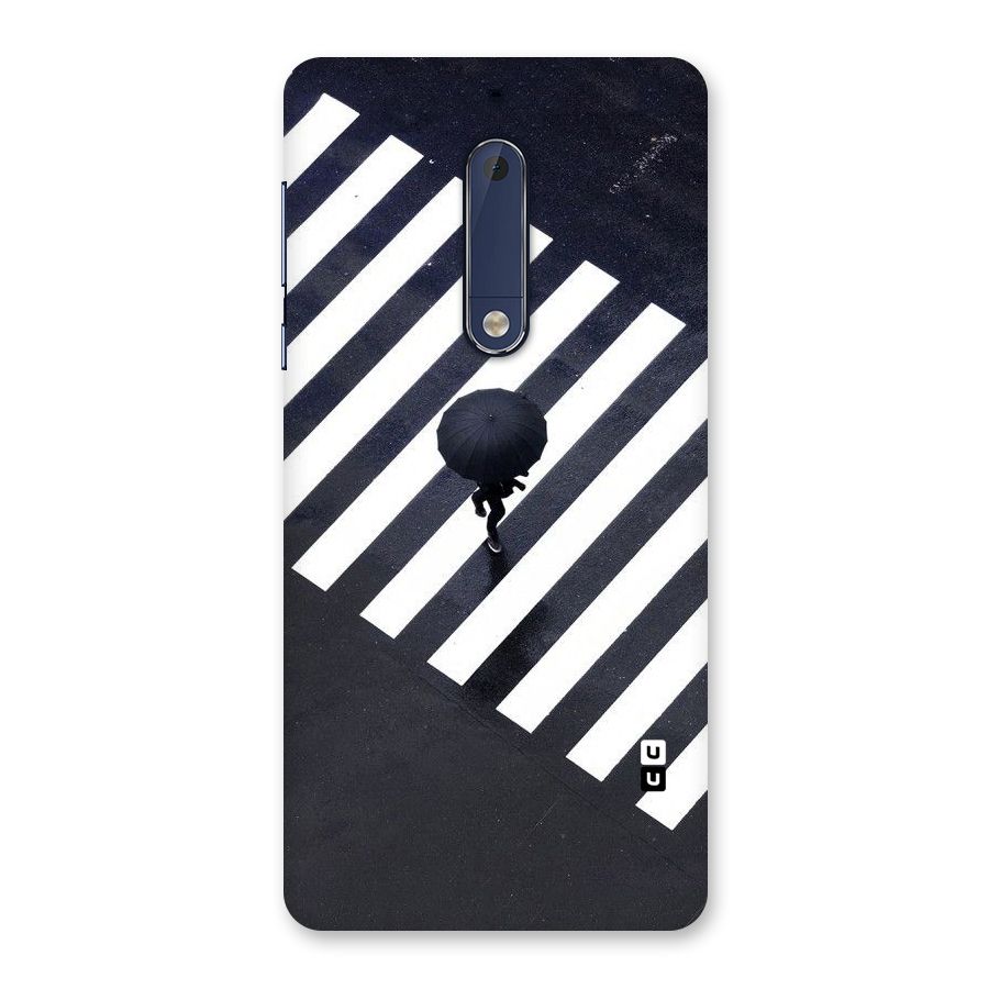 Zebra Walking Back Case for Nokia 5