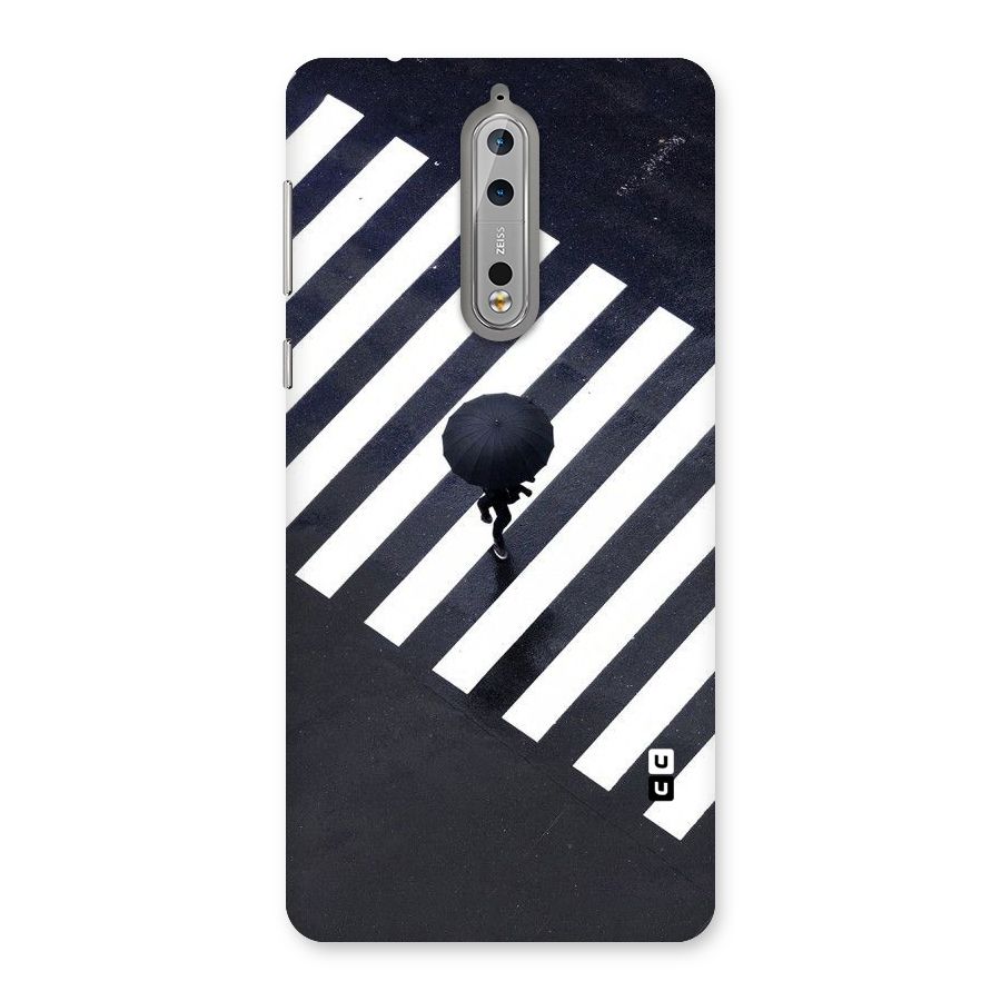 Zebra Walking Back Case for Nokia 8