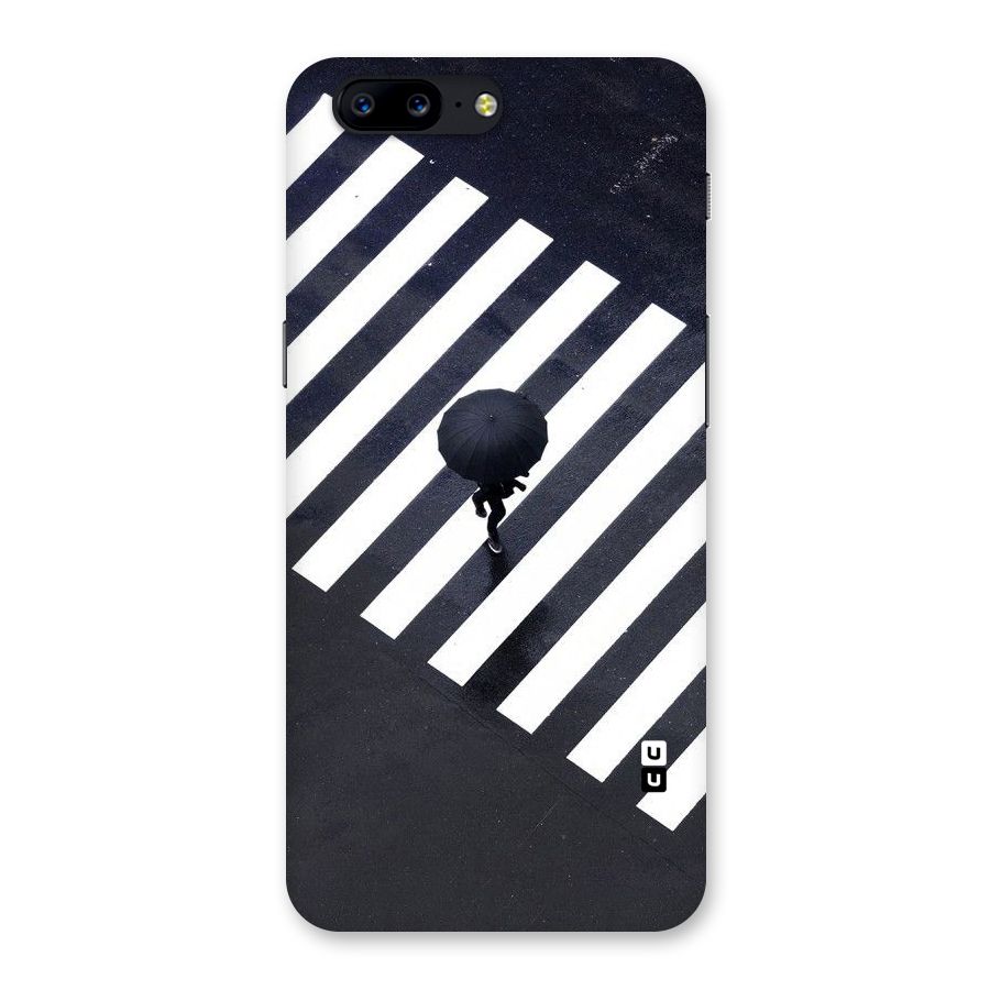Zebra Walking Back Case for OnePlus 5
