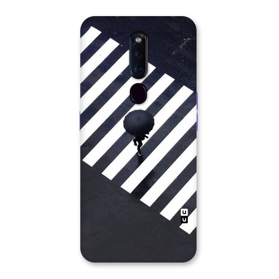Zebra Walking Back Case for Oppo F11 Pro