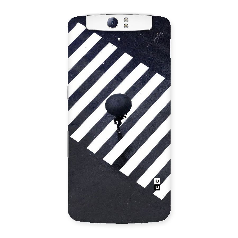 Zebra Walking Back Case for Oppo N1