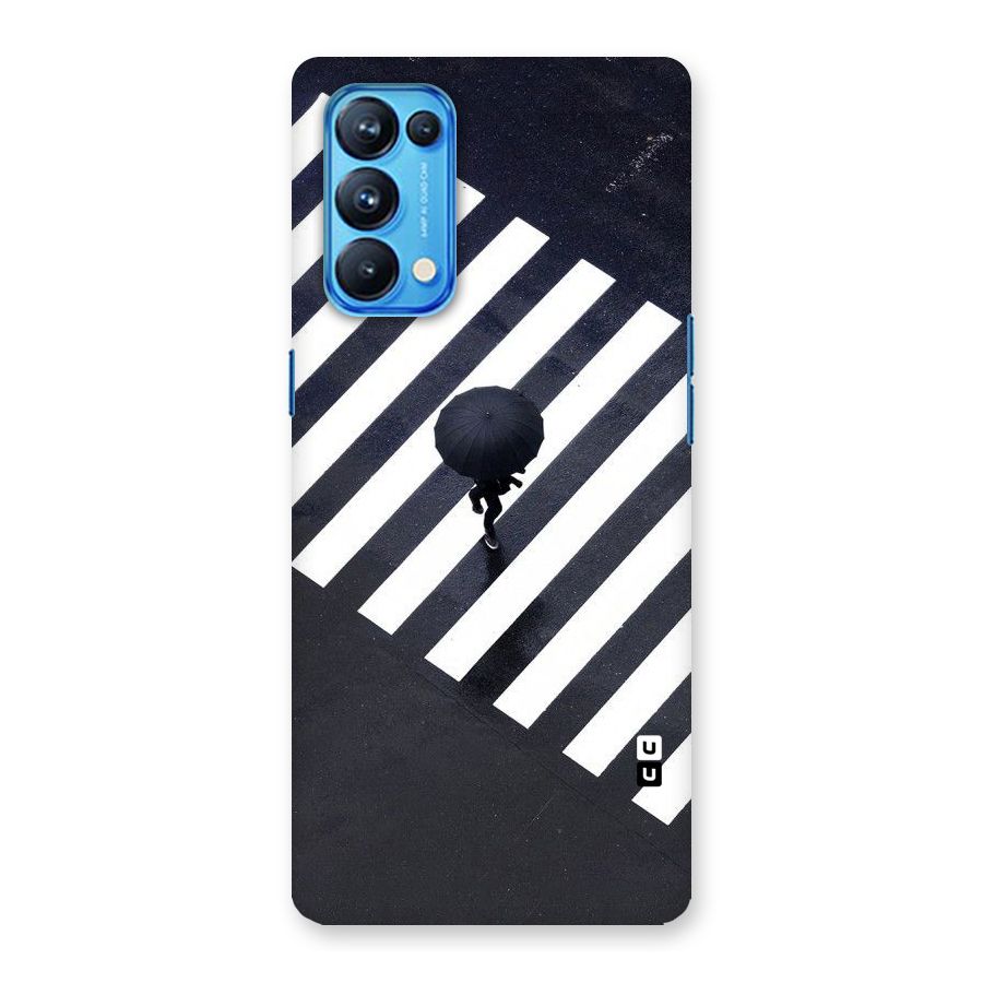 Zebra Walking Back Case for Oppo Reno5 Pro 5G