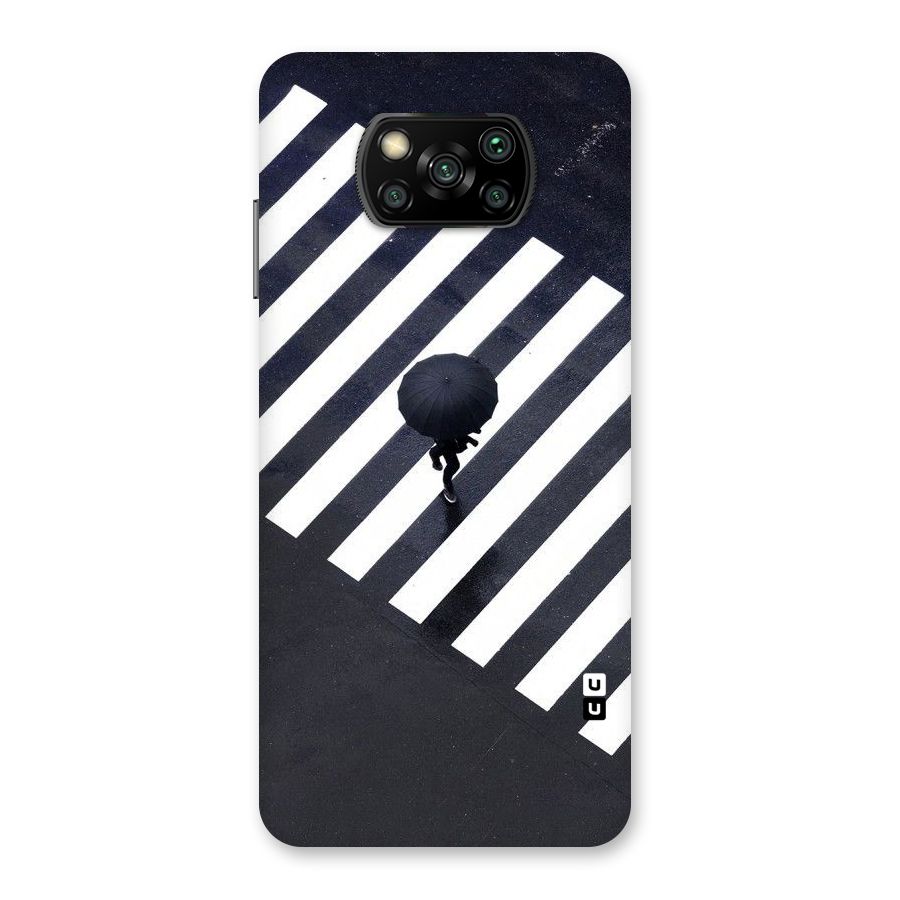 Zebra Walking Back Case for Poco X3