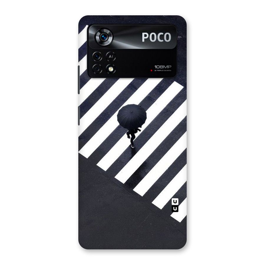 Zebra Walking Back Case for Poco X4 Pro 5G
