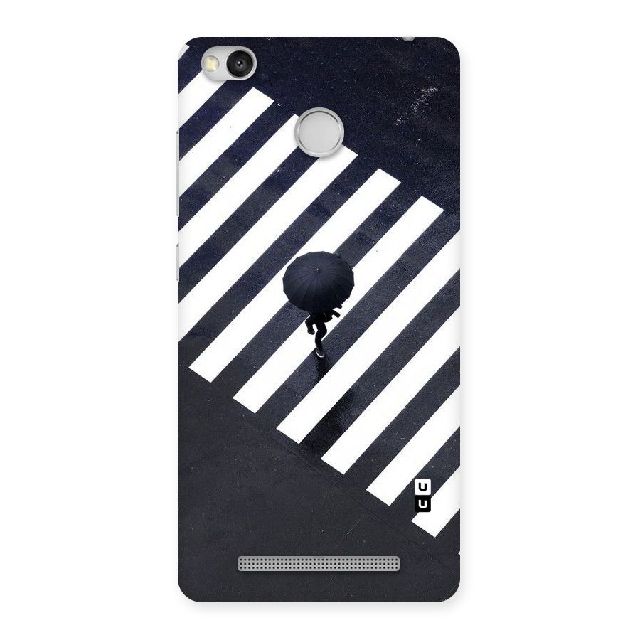 Zebra Walking Back Case for Redmi 3S Prime