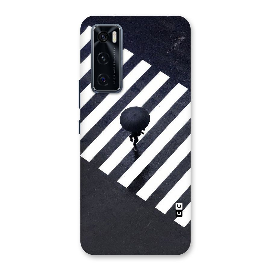 Zebra Walking Back Case for Vivo V20 SE