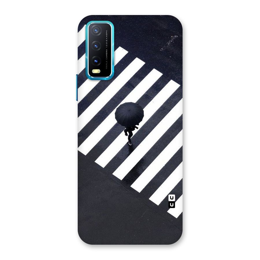 Zebra Walking Back Case for Vivo Y20A