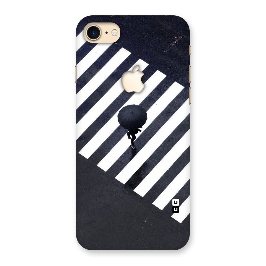 Zebra Walking Back Case for iPhone 7 Apple Cut
