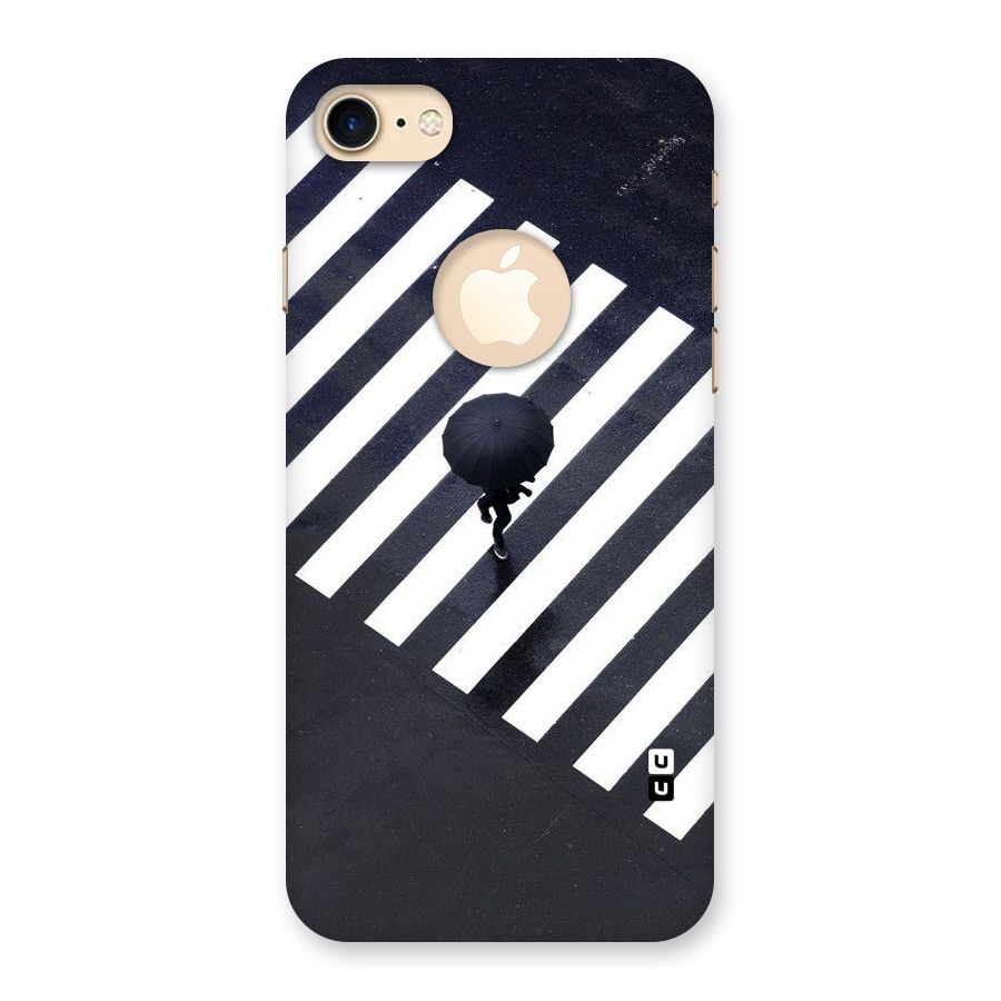 Zebra Walking Back Case for iPhone 7 Logo Cut