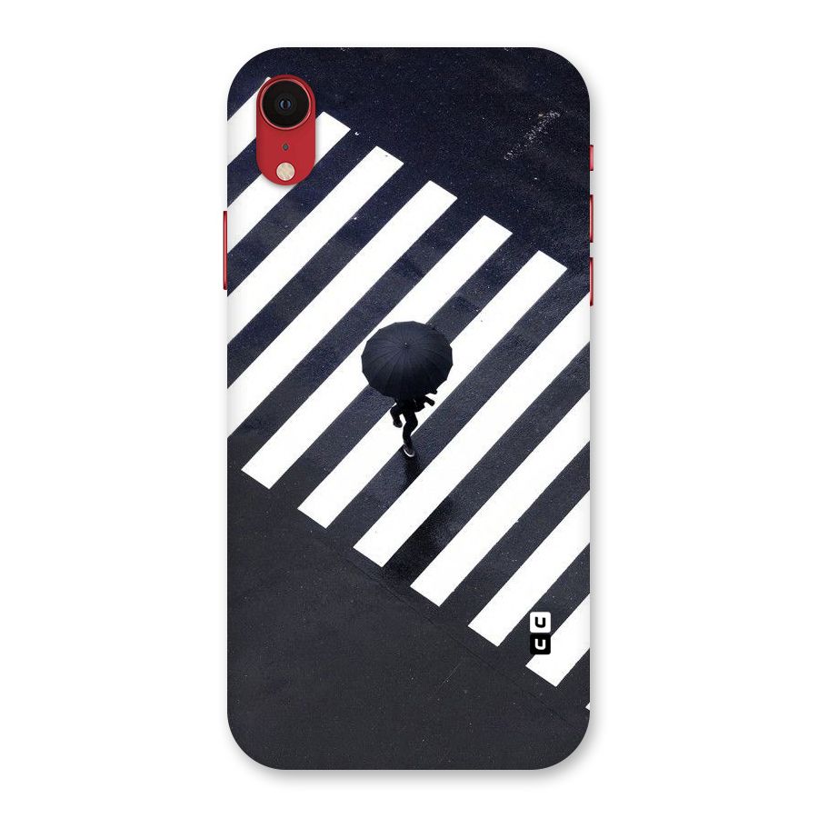 Zebra Walking Back Case for iPhone XR