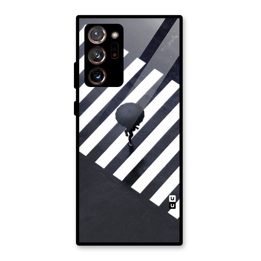 Zebra Walking Glass Back Case for Galaxy Note 20 Ultra 5G