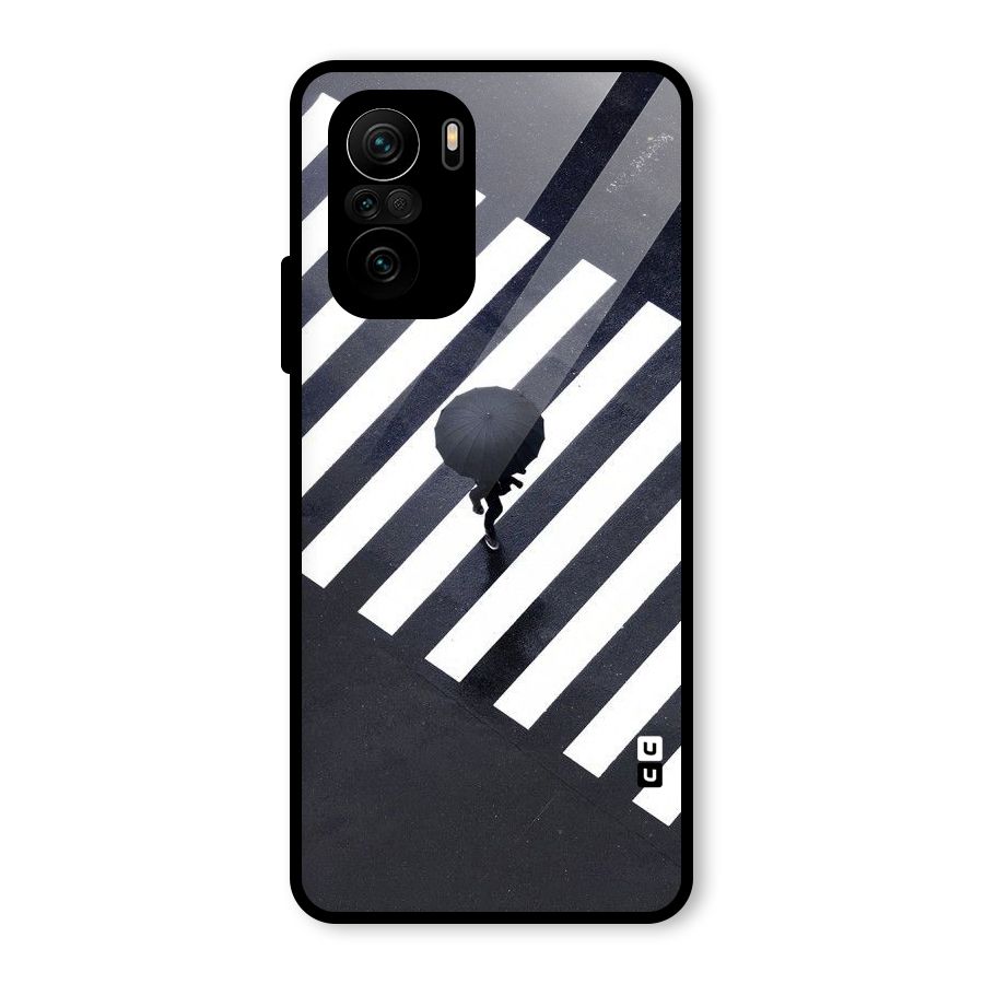 Zebra Walking Glass Back Case for Mi 11x