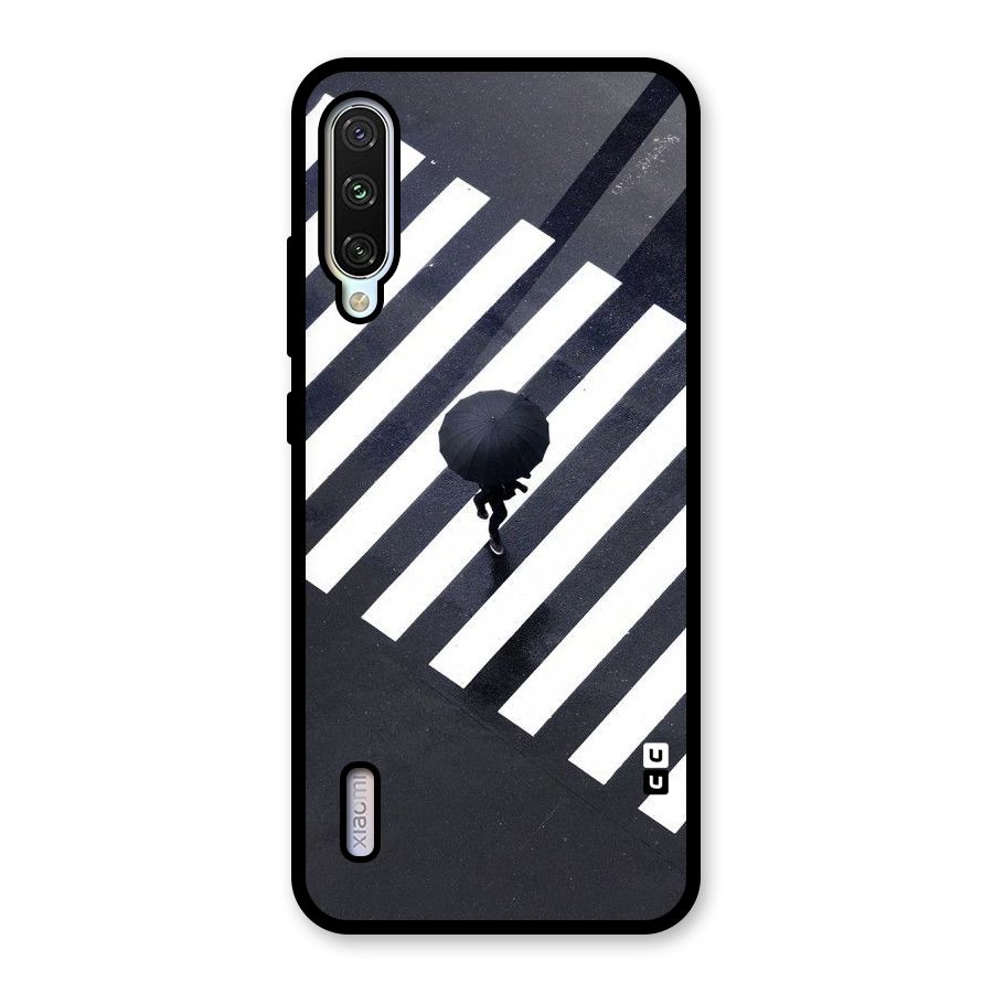 Zebra Walking Glass Back Case for Mi A3