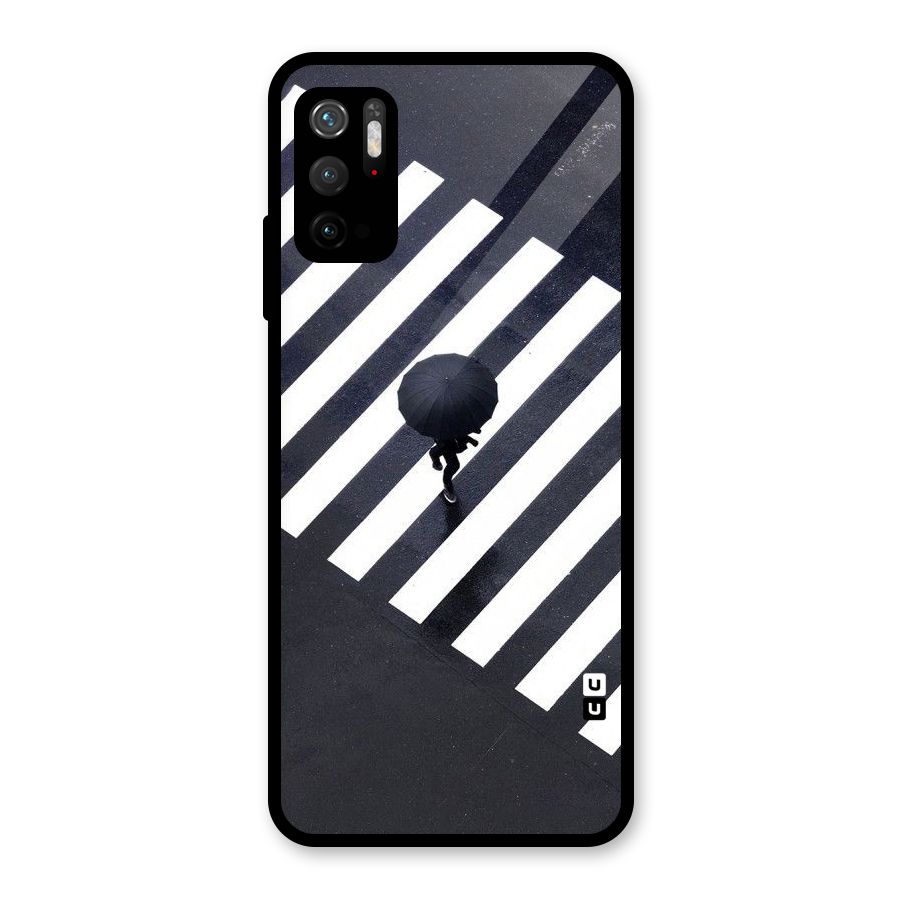 Zebra Walking Glass Back Case for Poco M3 Pro 5G