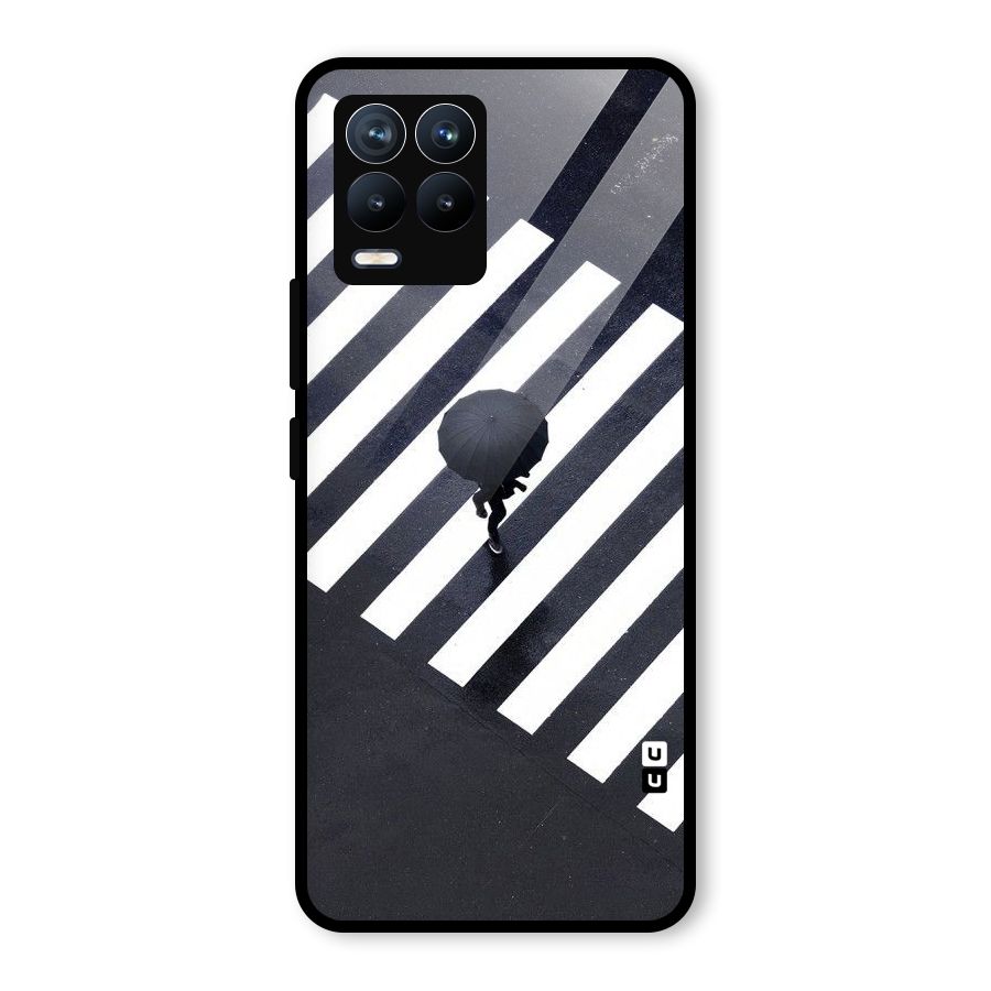 Zebra Walking Glass Back Case for Realme 8