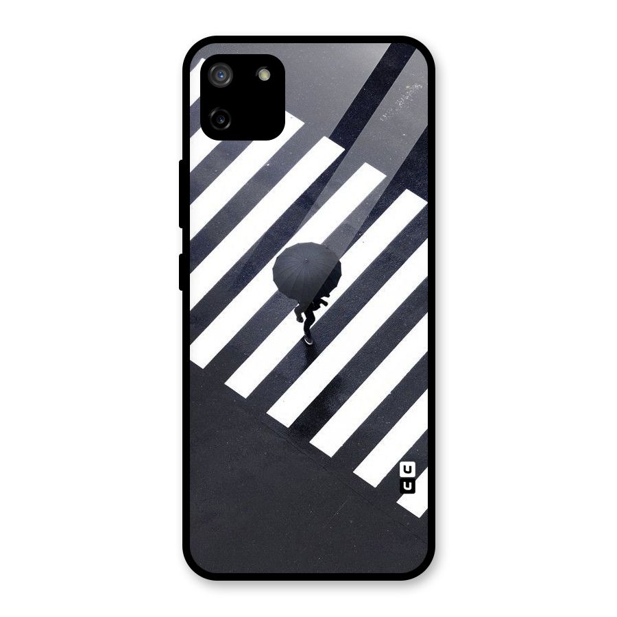 Zebra Walking Glass Back Case for Realme C11