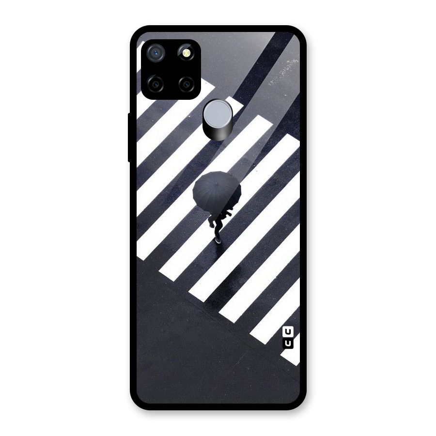 Zebra Walking Glass Back Case for Realme C15