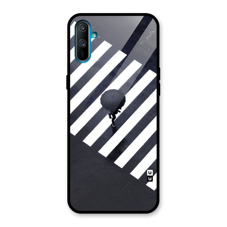 Zebra Walking Glass Back Case for Realme C3