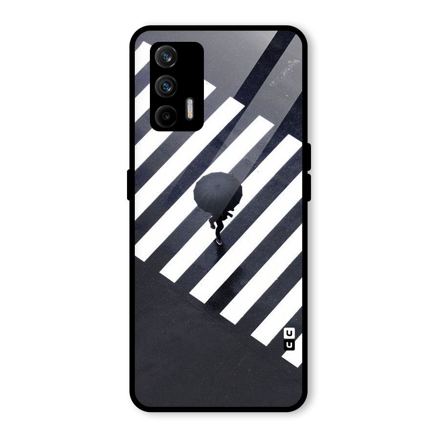 Zebra Walking Glass Back Case for Realme GT 5G