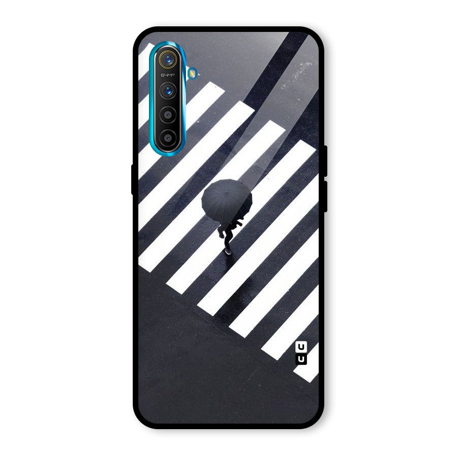 Zebra Walking Glass Back Case for Realme X2