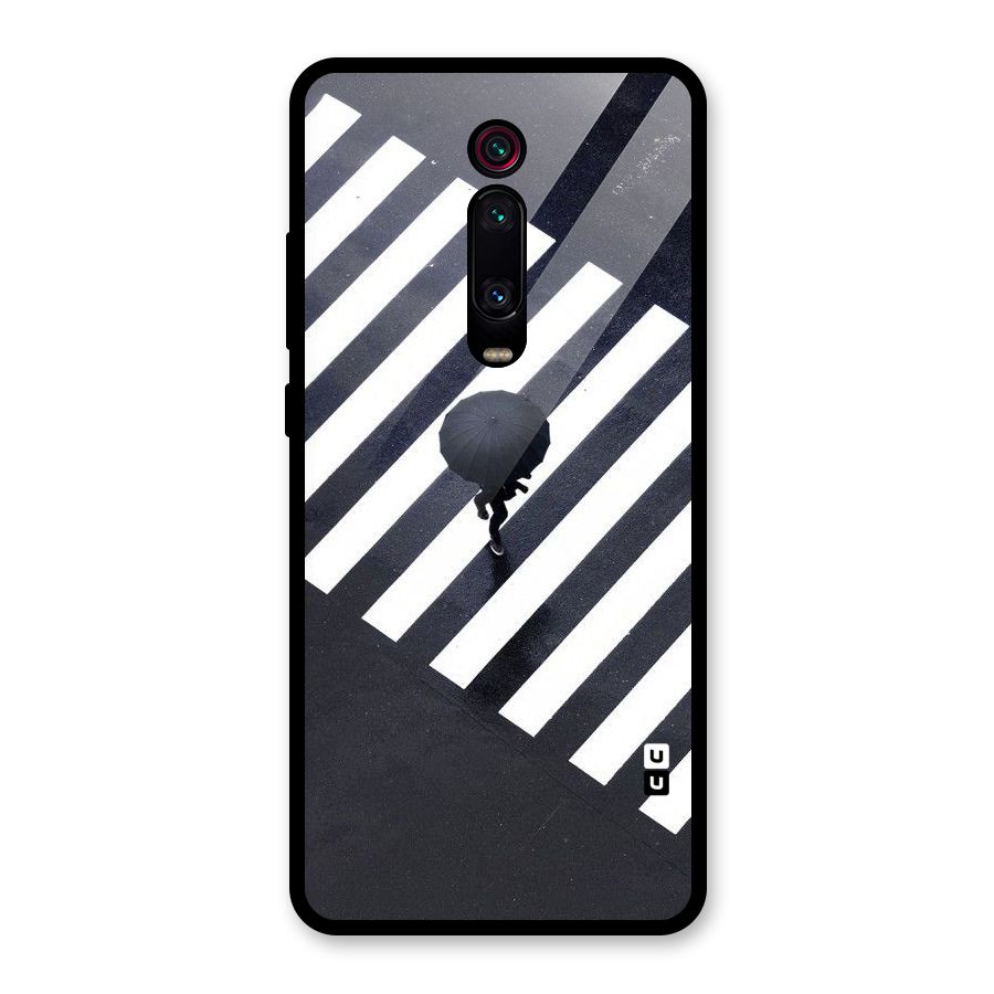 Zebra Walking Glass Back Case for Redmi K20 Pro