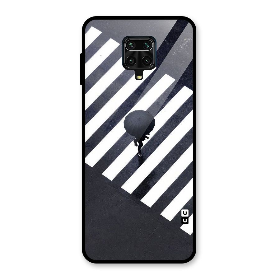 Zebra Walking Glass Back Case for Redmi Note 10 Lite