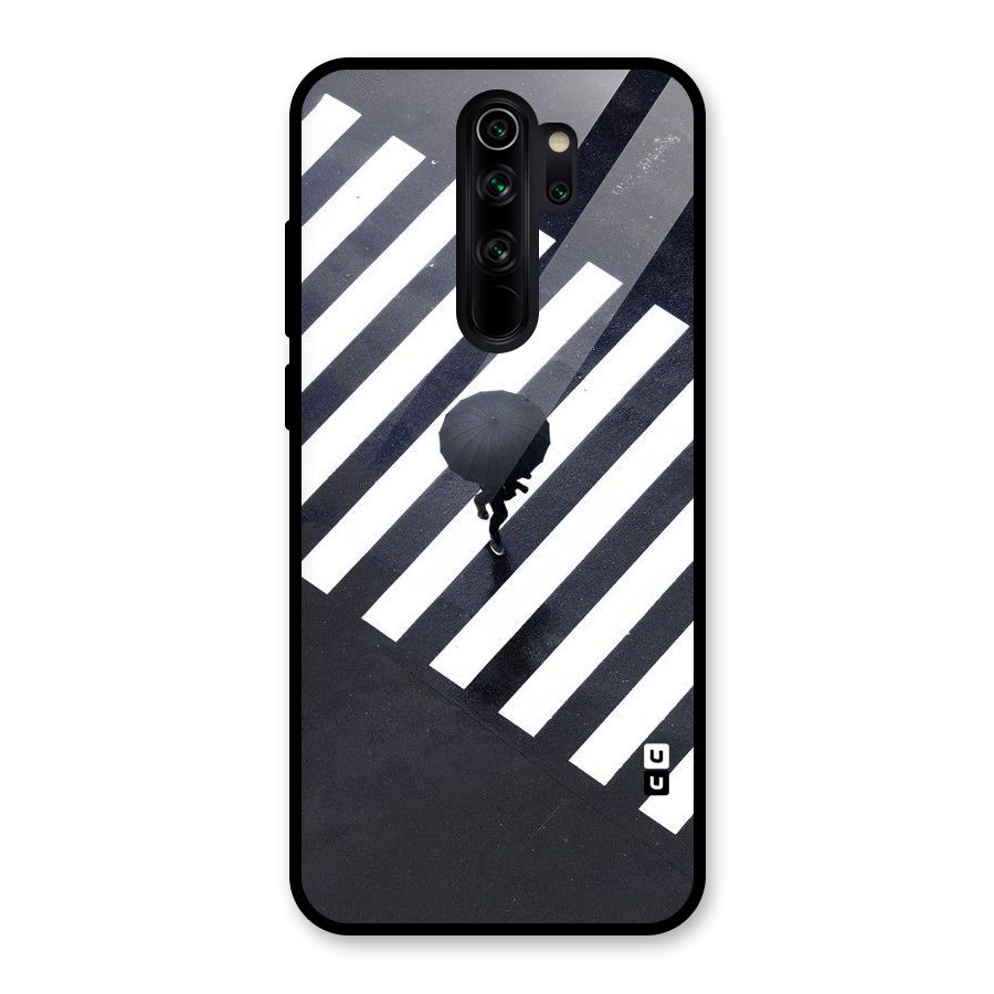 Zebra Walking Glass Back Case for Redmi Note 8 Pro