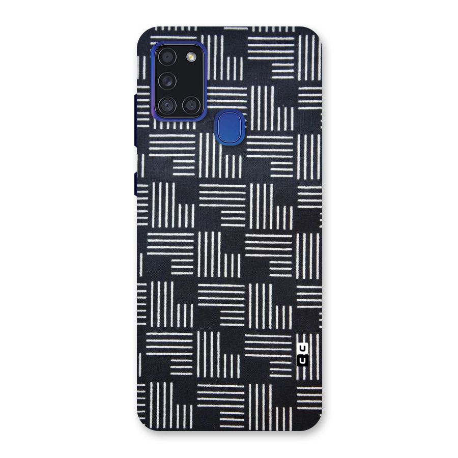 Zig Zag Hierarchy Back Case for Galaxy A21s