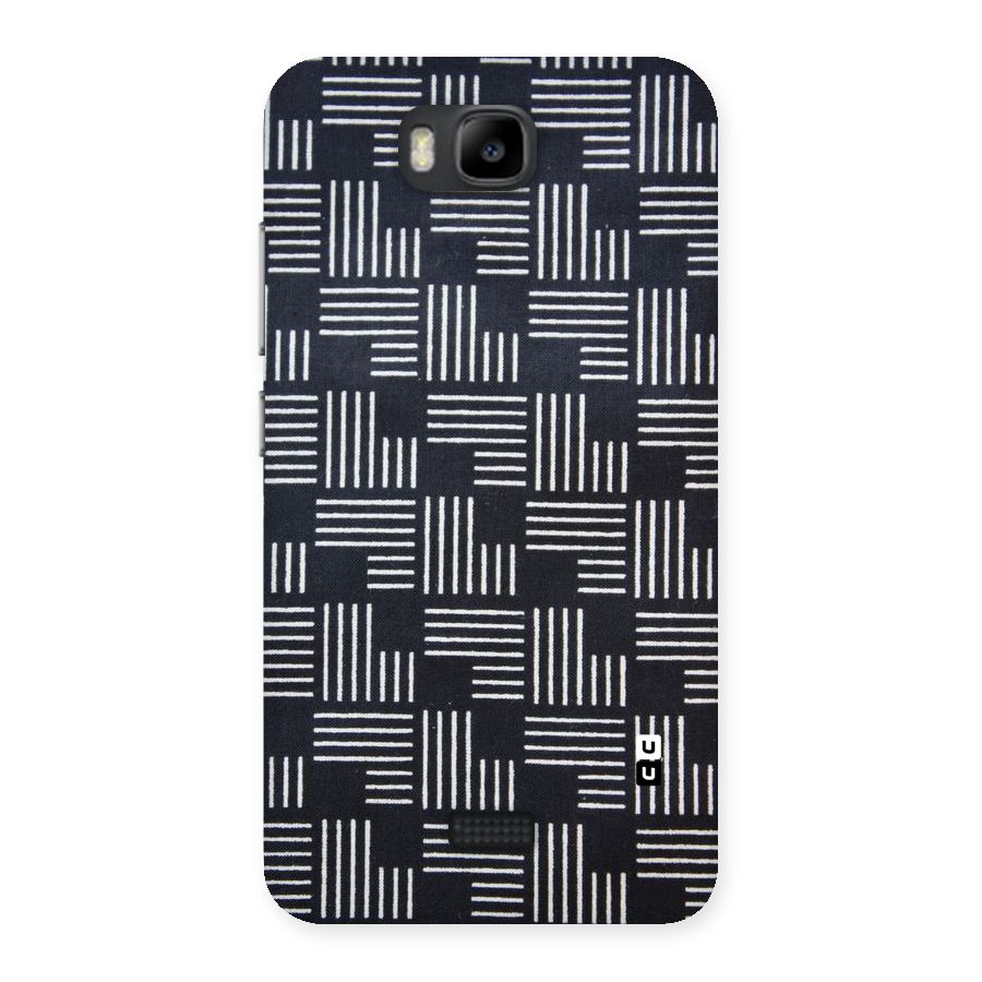Zig Zag Hierarchy Back Case for Honor Bee
