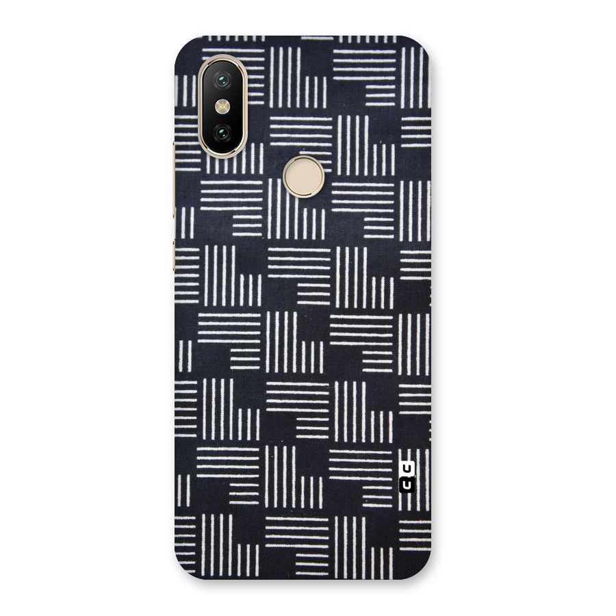 Zig Zag Hierarchy Back Case for Mi A2