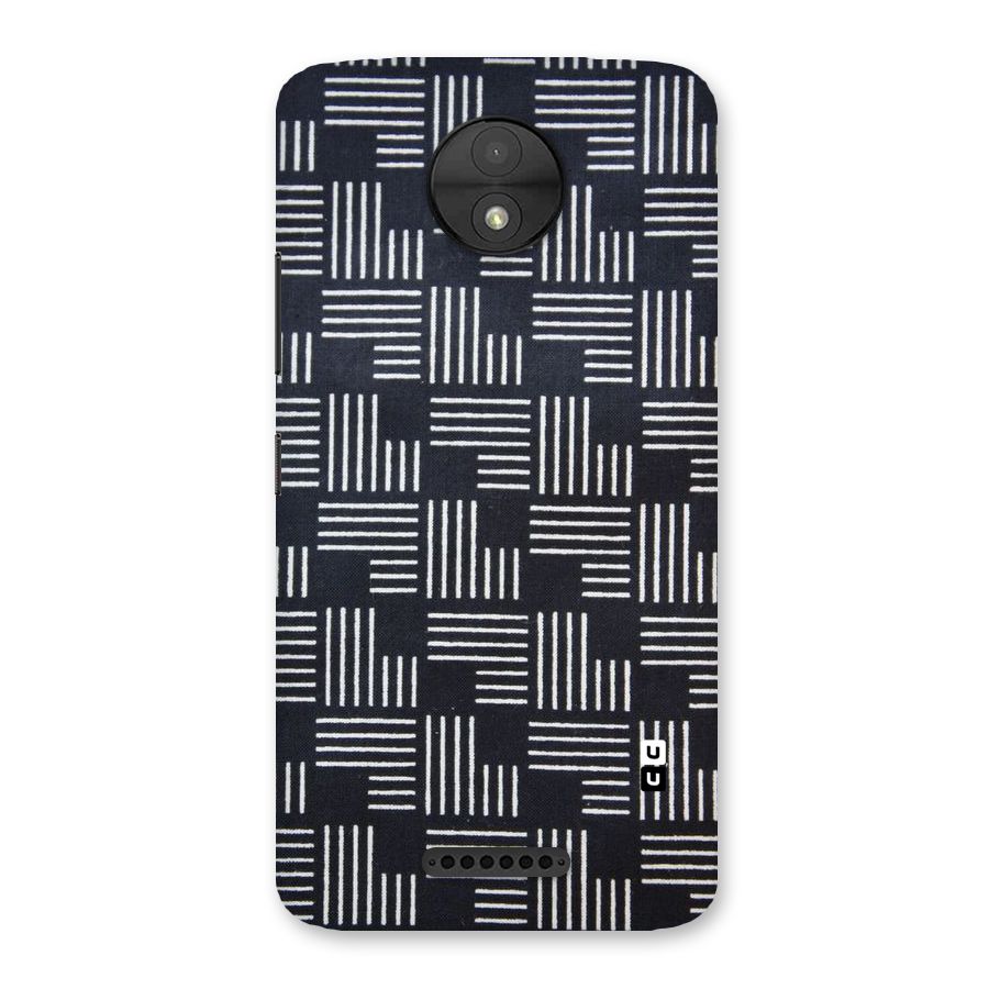Zig Zag Hierarchy Back Case for Moto C